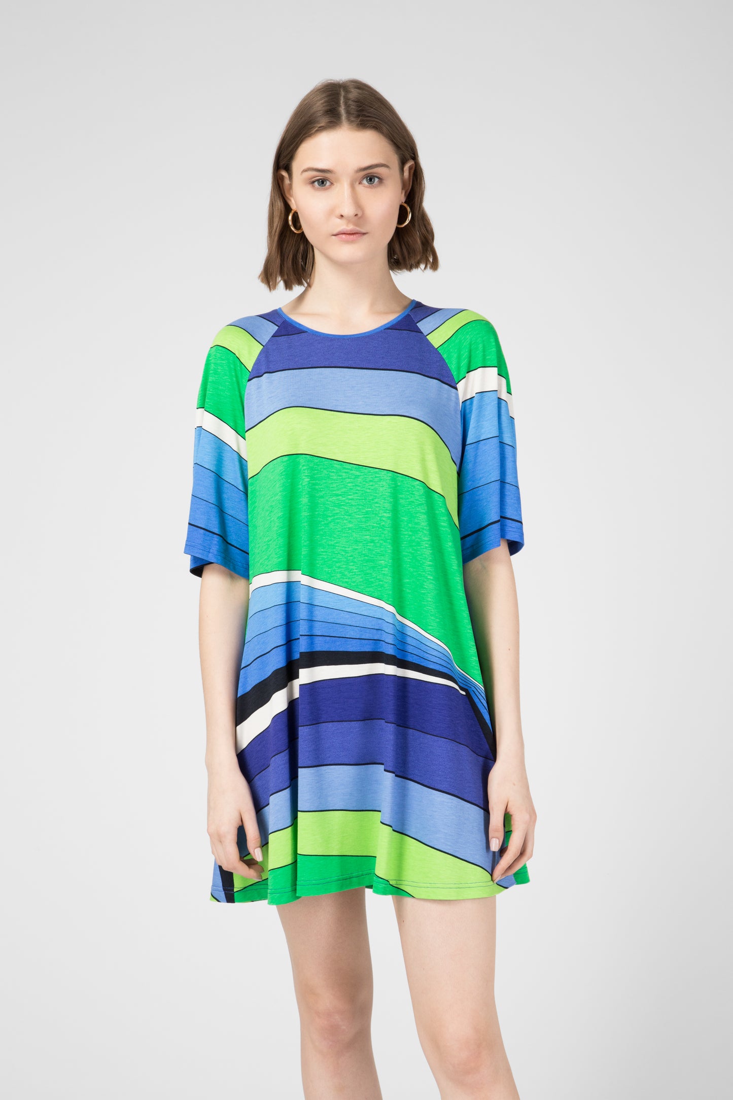 Color Block T-Shirt Dress