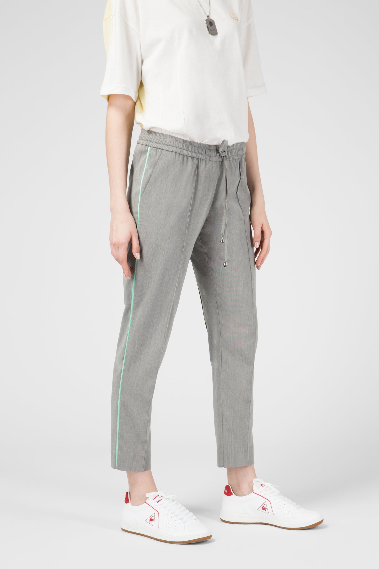 Grey Slim Fit Trousers