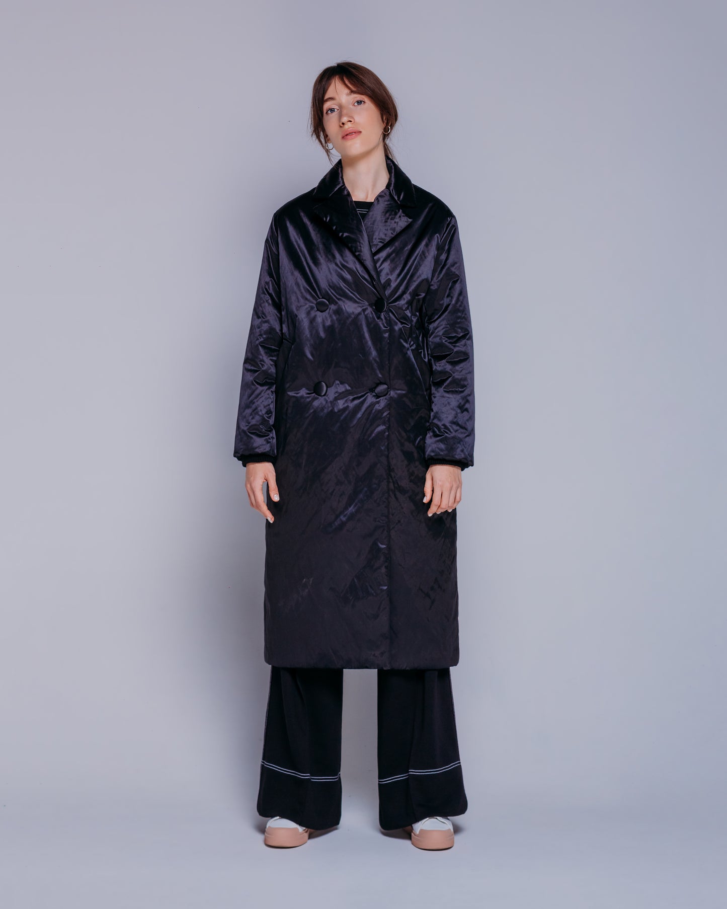 Glossy Long Coat