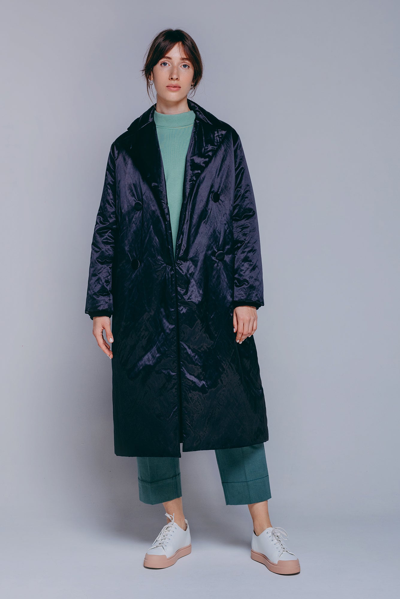 Glossy Long Coat