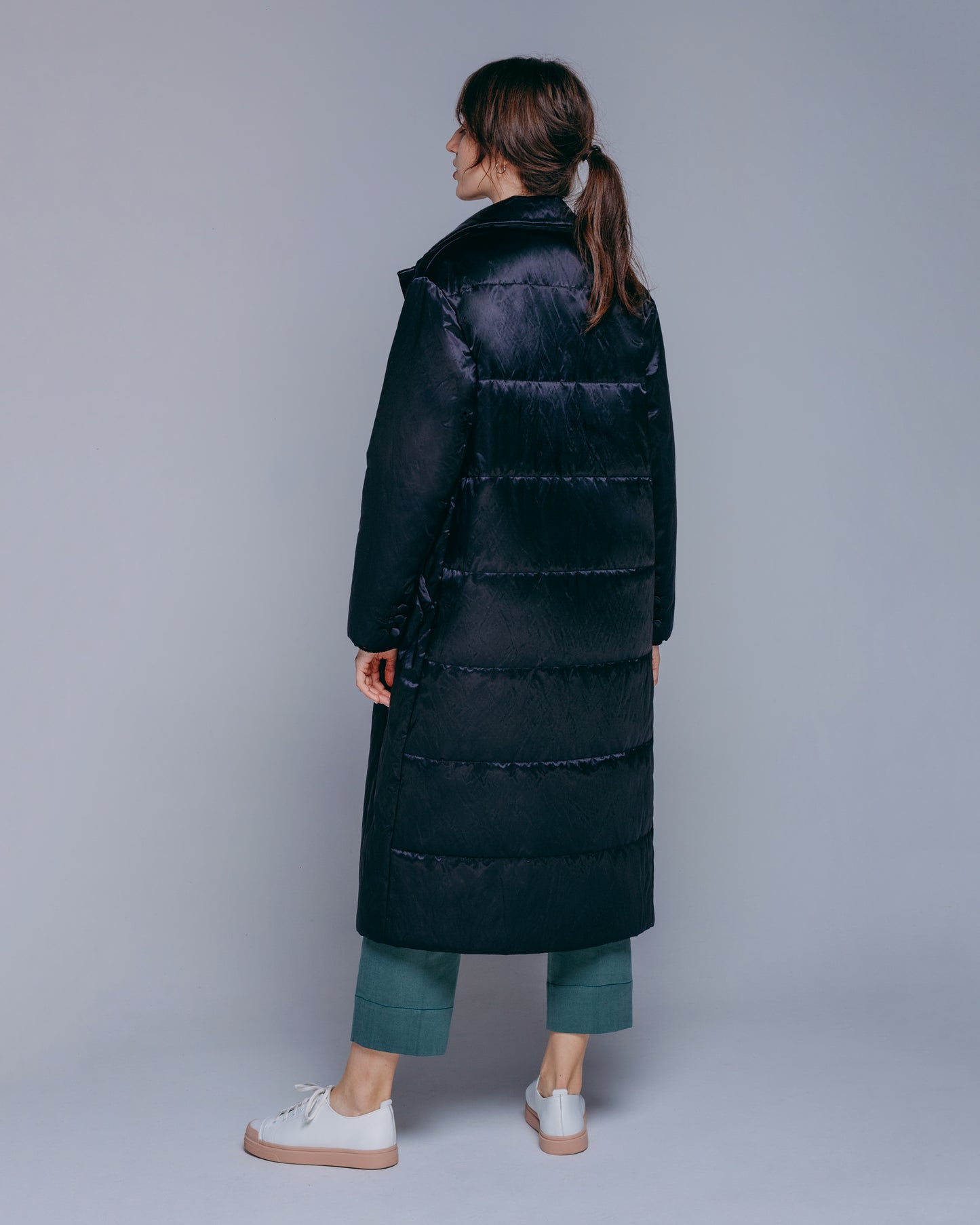 Glossy Long Coat