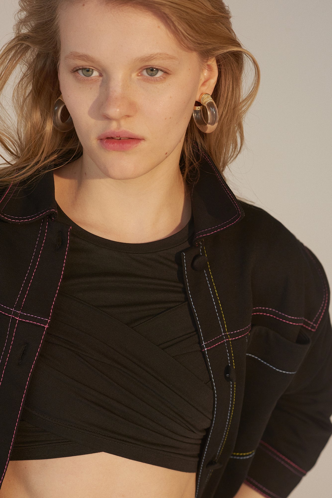Black Wrap Top