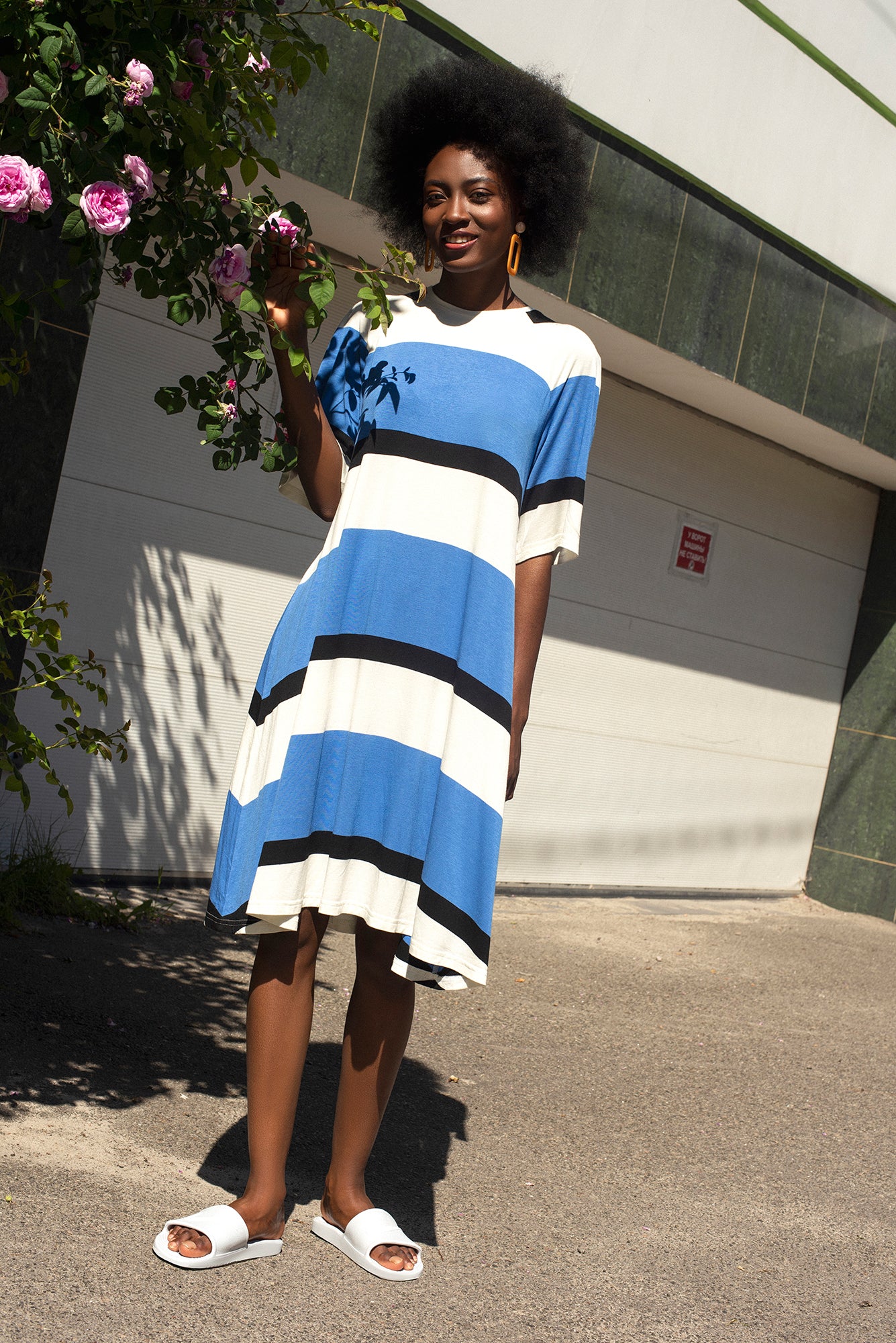 Striped T-Shirt Dress