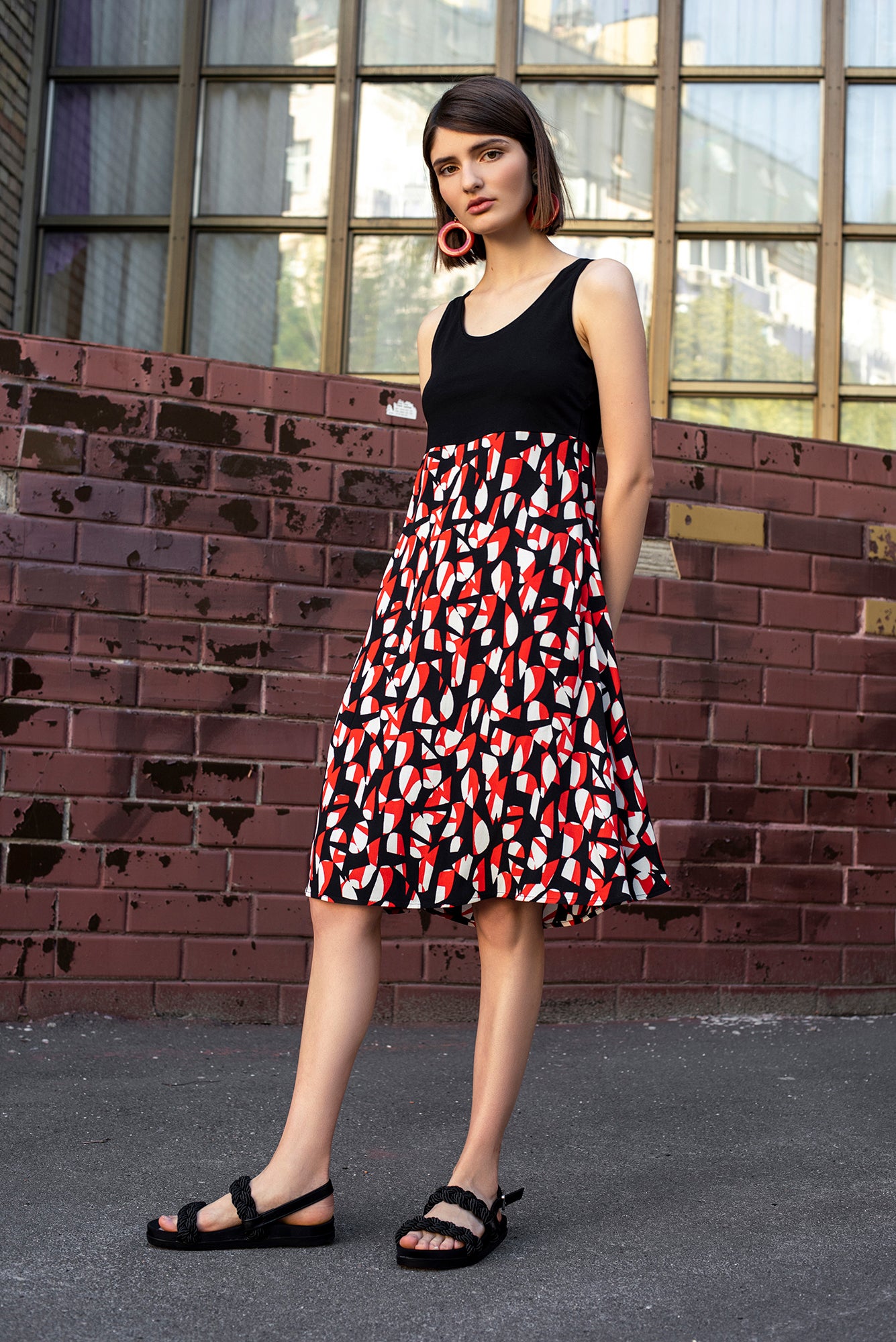 Graphic Tank Dress