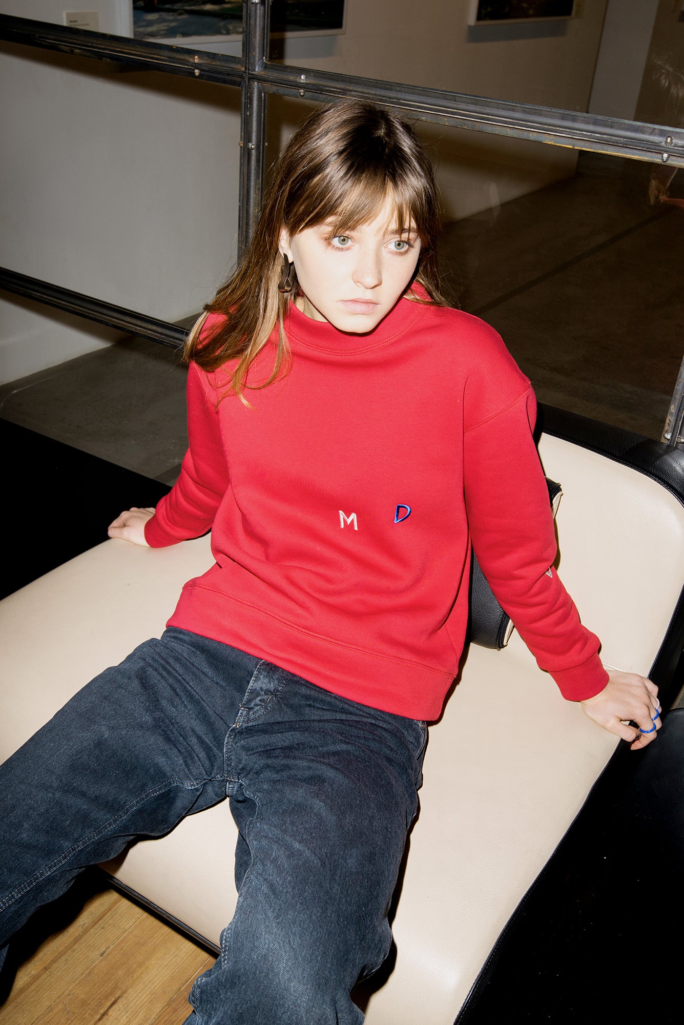 Red Logo Sweatshirt