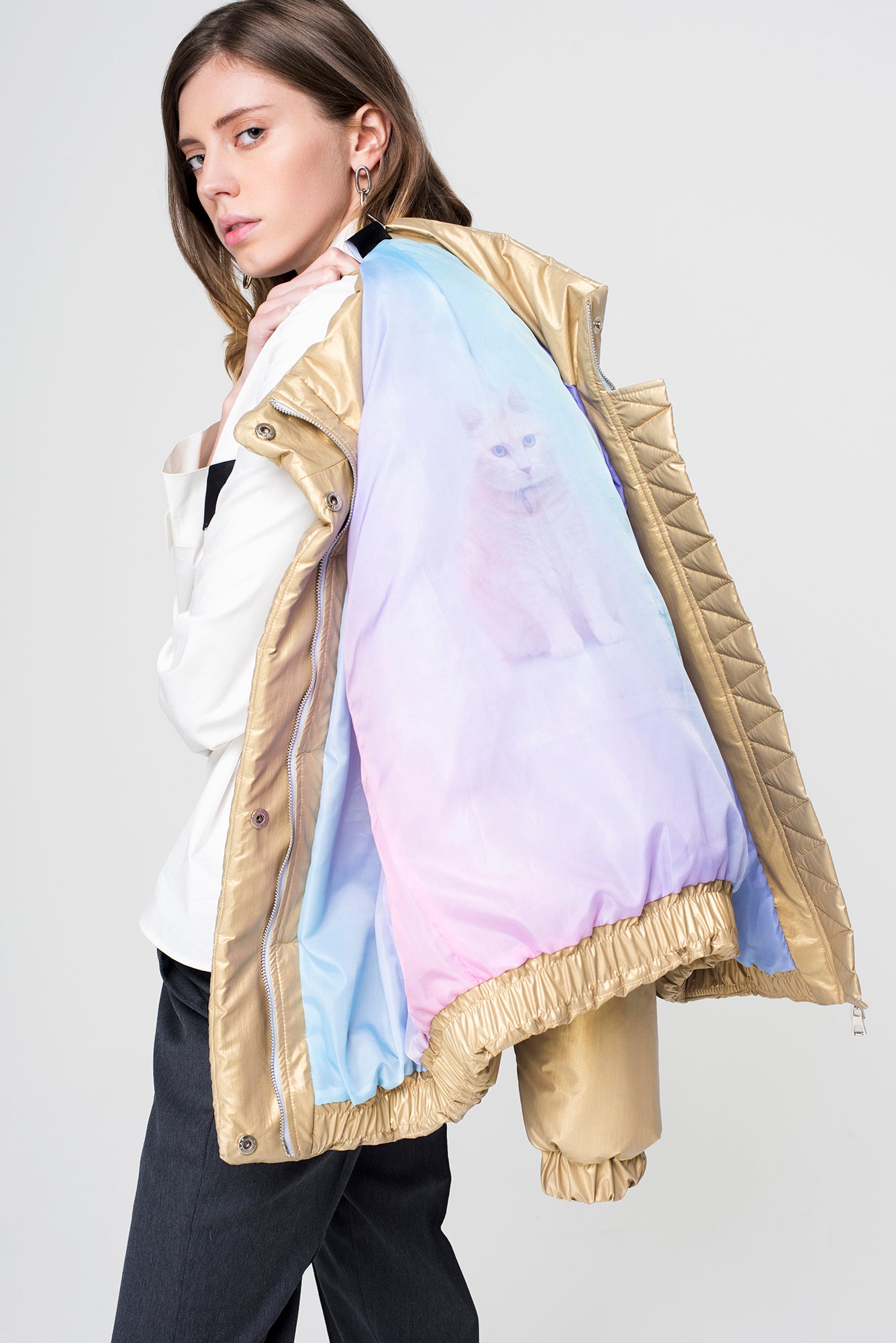 Metallic Gold Jacket